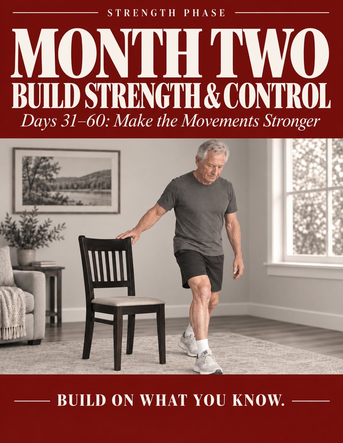 Month Two: Build Strength and Control — Days 31-60, make the movements stronger.